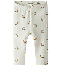 Lil' Atelier Leggings - Noos - NbnLayo - Coconut Milk/Moon