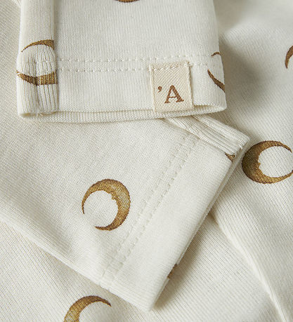 Lil' Atelier Leggings - Noos - NbnLayo - Coconut Milk/Moon