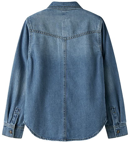 Name It Skjorte - NkmKim - Medium Blue Denim
