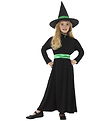 Smiffys Udklædning - Wicked Witch - Sort/Grøn