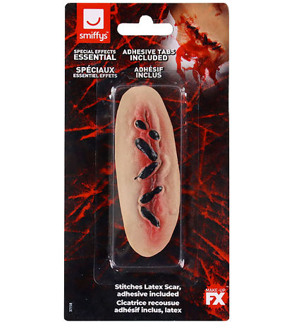 Smiffys Udklædning - Stitches Latex Scar