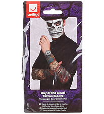 Smiffys Udklædning - Day Of The Dead Tattoo Sleeve