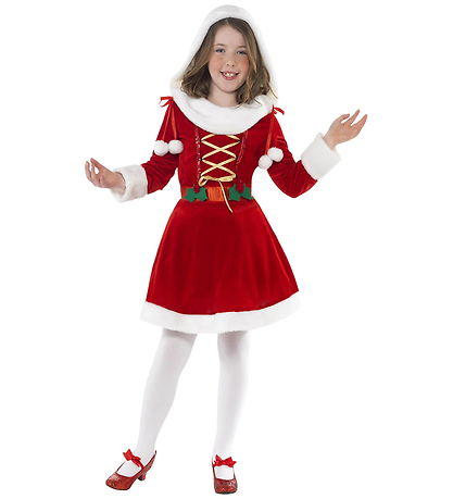 Smiffys Udklædning - Little Miss Santa