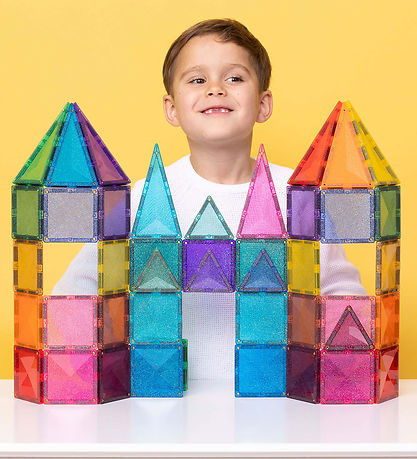 Connetix Magnetsæt - 48 Dele - Glitter Castle Pack