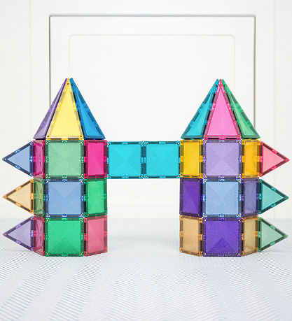 Connetix Magnetsæt - 48 Dele - Glitter Castle Pack