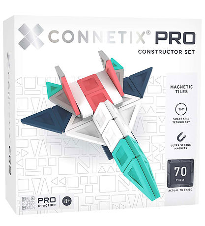 Connetix Magnetsæt - 70 Dele - Pro Constructor Set