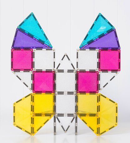 Connetix Magnetsæt - 56 Dele - Glitter Unicorn Pack