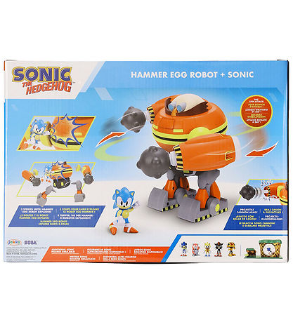 Sonic Legesæt - Hammer Egg Robot + Sonic