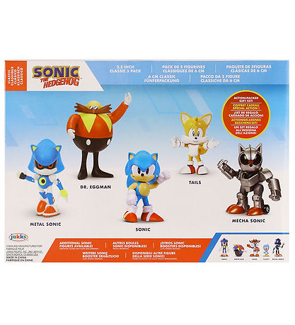 Sonic Figure set - 6 cm - 5 Parts