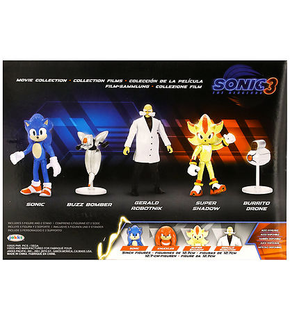 Sonic Figure set - 5 Parts - Movie Collection