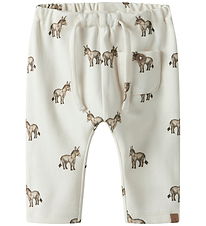 Lil' Atelier Trousers - NbmLayo - Coconut Milk/Donky