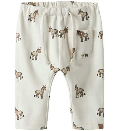Lil' Atelier Trousers - NbmLayo - Coconut Milk/Donky