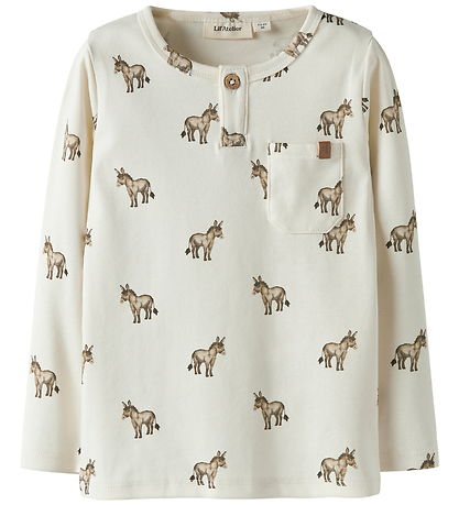 Lil' Atelier Bluse - NmmLayo - Coconut Milk/ Donky