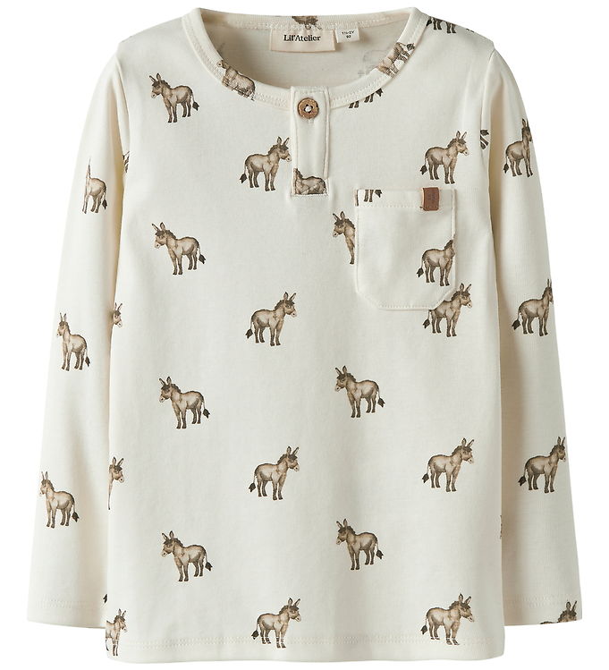 Lil' Atelier Bluse - NmmLayo - Coconut Milk/Donky