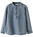 Lil' Atelier Bluse - NmmTaya - Medium Blue Denim