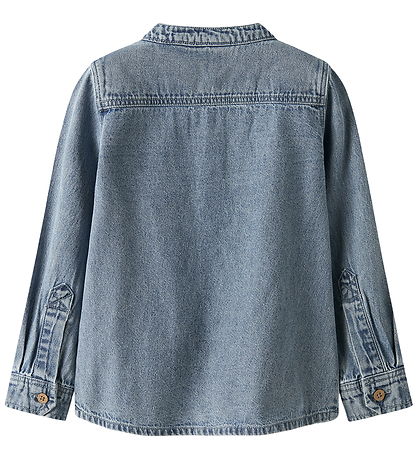 Lil' Atelier Bluse - NmmTaya - Medium Blue Denim