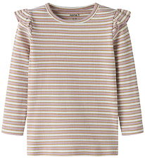 Name It Bluse - NmfTaias - Dawn Pink/ Cloud Dancer