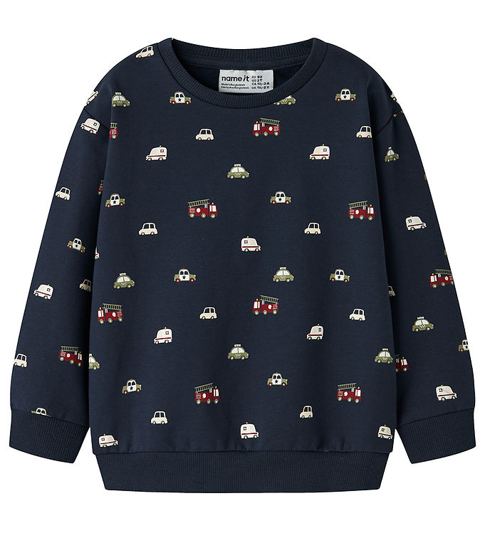 Name It Sweatshirt - NmmThuen - Navy Blazer m. Print