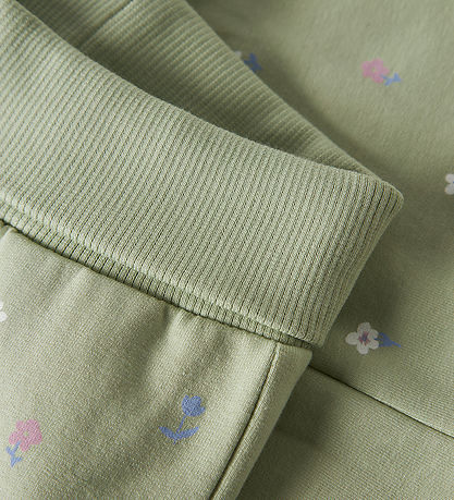 Name It Sweatpants - NbfVimone - Swamp/ Flower