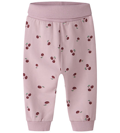 Name It Sweatpants - NbfVimone - Dawn Pink/ Cherry