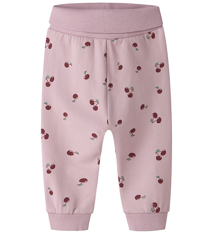 Name It Sweatpants - NbfVimone - Dawn Pink/Cherry