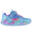 Skechers Shoes w. Light - Mermaid Dreams - Blue/Multi