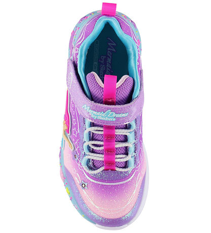 Skechers Shoes w. Lights - Mermaid Dreams - Lavender/Multi