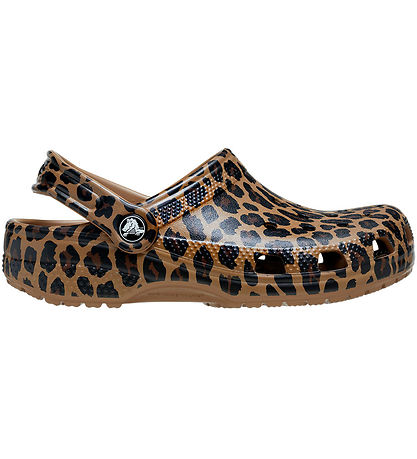 Crocs Sandaler - Classic Animal Clog - Sepia/ Leopard