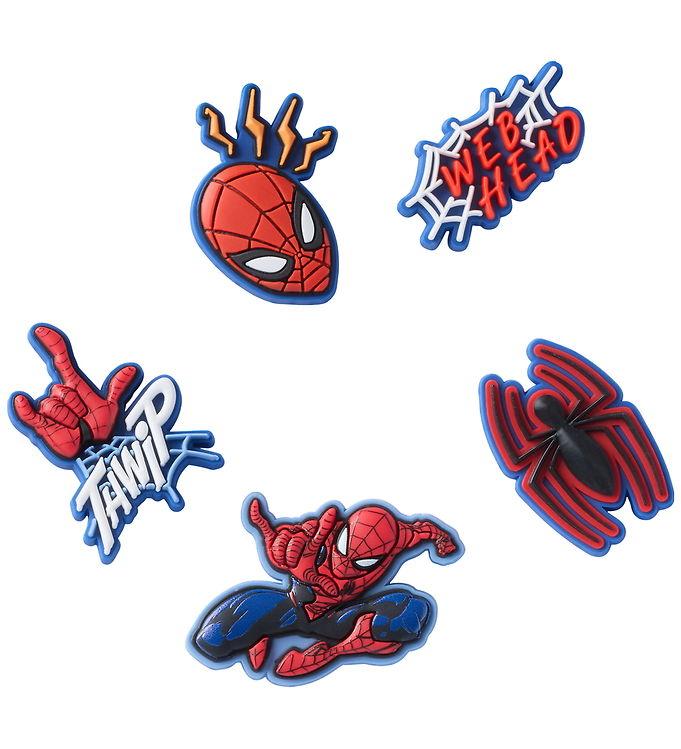 Crocs Vedhæng - Spiderman - 5-pak