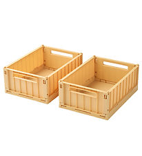 Liewood Foldekasser - 2-pak - Small - Lemon Yellow