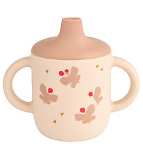 Liewood Kop m. Tud - Neil Sippy Cup - Silikone - Butterfly/ Appl