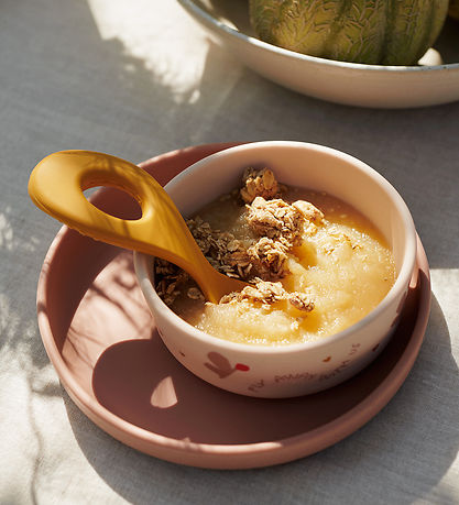 Liewood Spisesæt - Silikone - Vivi - 4 dele - Butterfly/ Apple B