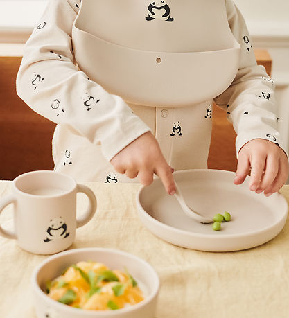 Liewood Spisesæt - Silikone - Vivi - 4 dele - Panda/ Sandy