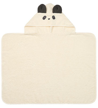 Liewood Babyhåndklæde - Vilas - Panda - Creme De La Creme
