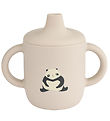 Liewood Kopp m. tut - Neil Sippy Cup - Silikon - Panda/Sandy