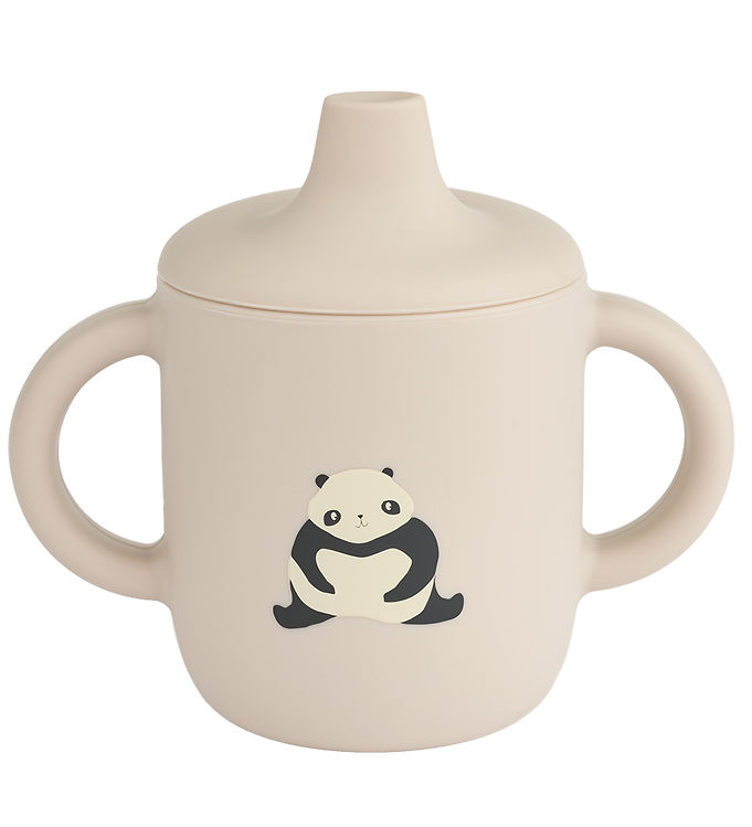 Liewood Kop m. Tud - Neil Sippy Cup - Silikone - Panda/ Sandy