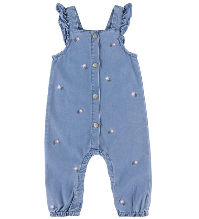 Name It Smækbukser - NbfSage - Denim Blue/ Flower