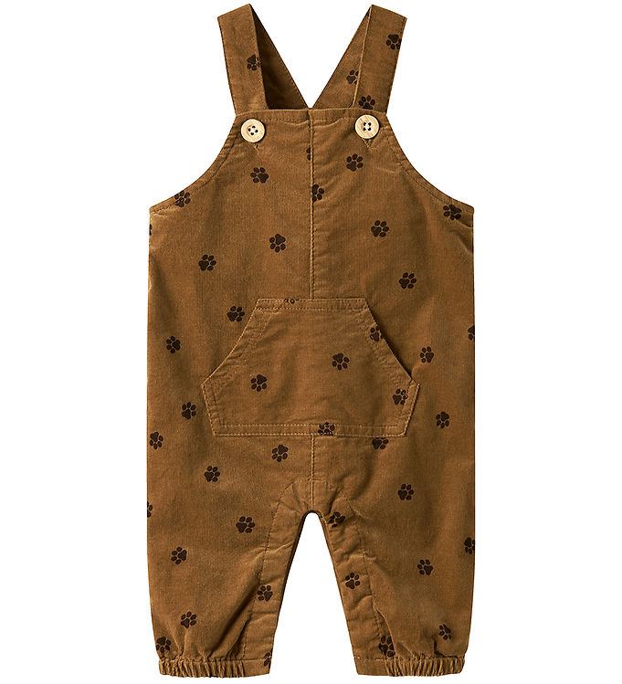 Name It Smækbukser - Fløjl - NbfTommi - Toasted Coconut m. Print