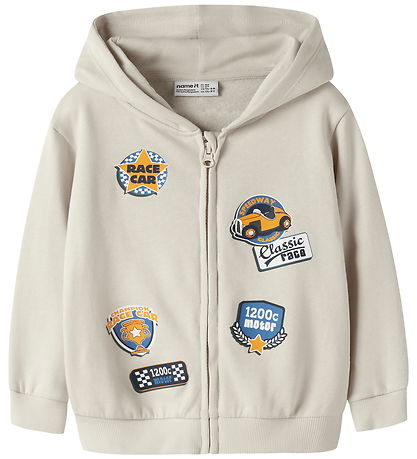 Name It Cardigan - Sweat - NmmVoltinus - Pumice Stone/Motor