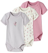Name It Body k/æ - 3-pak - Noos - NbfBody - Jet Stream/w/ Lilac 