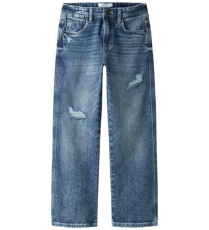 NAME IT Straight Jeans Ryan Medium Blue Denim