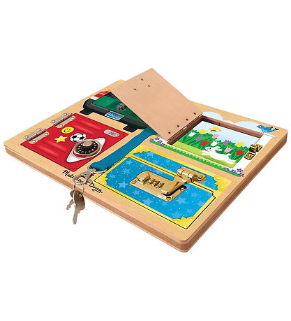 Melissa & Doug Legetøj - Activity Board Lock And Latch