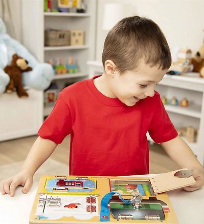 Melissa & Doug Legetøj - Activity Board Lock And Latch