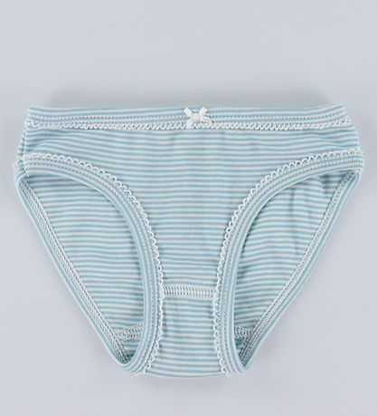 Petit Bateau Trusser - 3-pak - Hvid/Blå