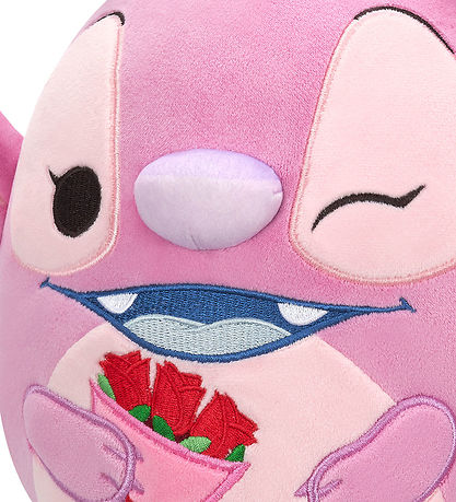 Squishmallows Bamse - 20 cm - Disney Angel m. Bouquet