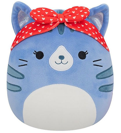 Squishmallows Bamse - 19 cm - Love - Carizma The Blue Tabby Cat