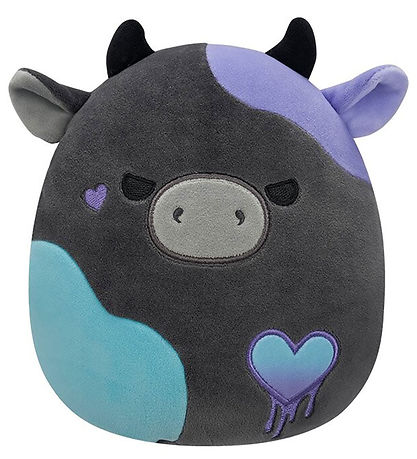 Squishmallows Soft Toy - 19 cm - Love - Smithereens The Charcoal