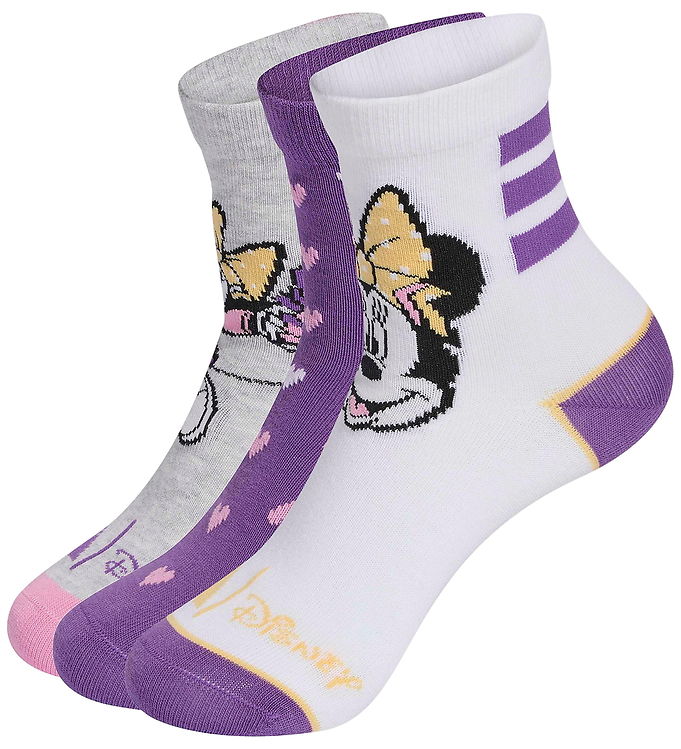 adidas Performance Strømper - 3-pak - Disney Minnie Mouse - Whit