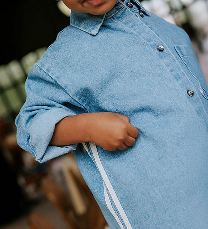 Fliink Skjorte - Donny - Medium Denim Blue