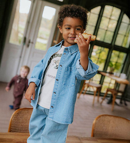 Fliink Skjorte - Donny - Medium Denim Blue